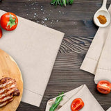 Guardanapos de Linho Premium Brancos 6 Unidades Kazaen