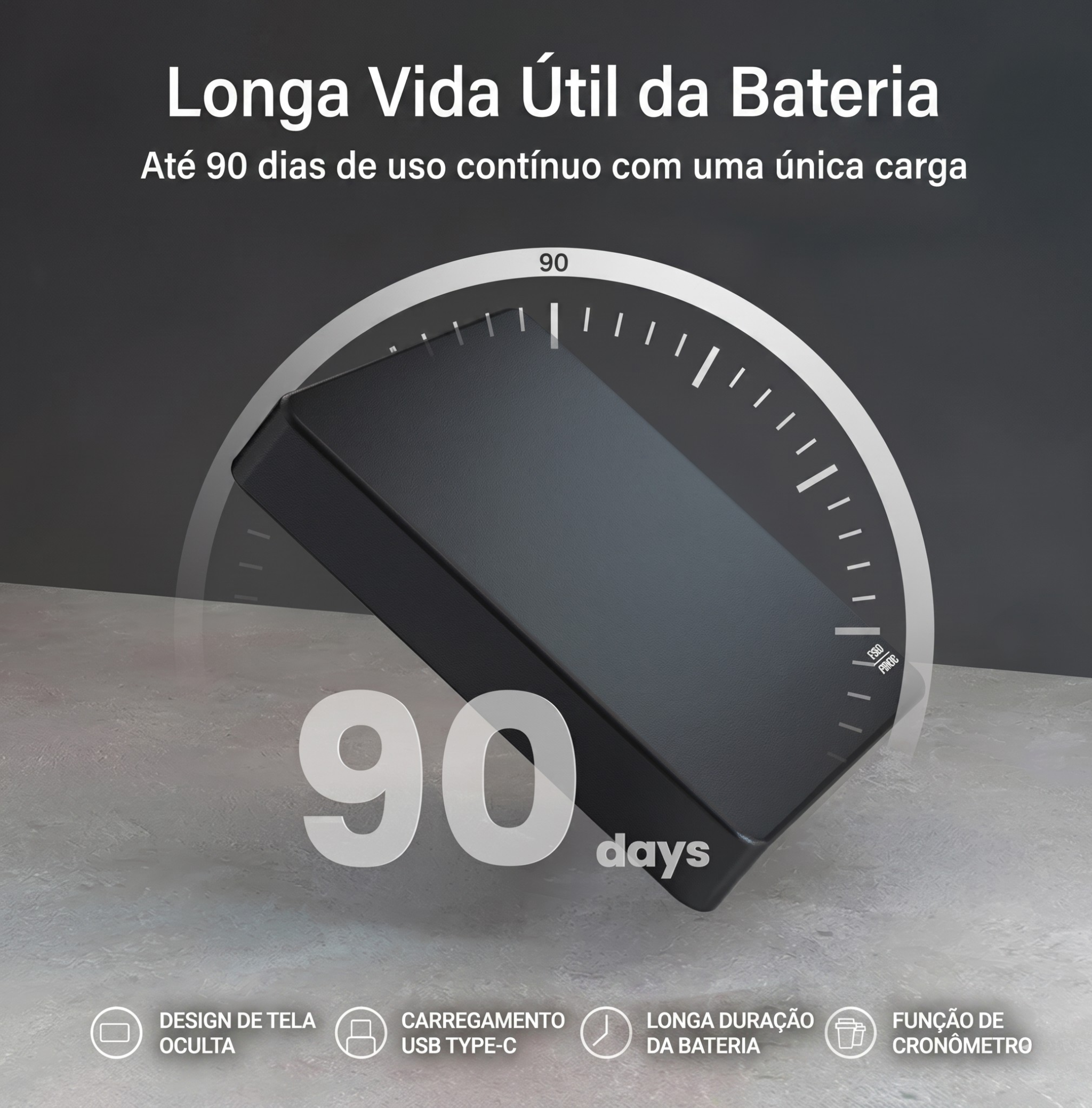 Balança de Café Digital com Timer e Display LED Kazaen