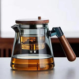 Chaleira de Cha Kung Fu em Vidro Temperado 750ml Kazaen