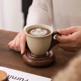 Caneca de Cafe Ceramica Rustica Estilo Antigo Kazaen