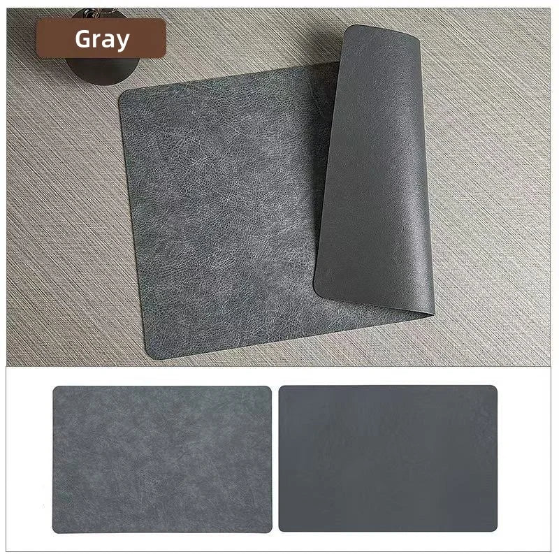 Sousplat de Couro Sintético Luxuoso para Mesa Kazaen