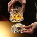 Copo de Whisky Giratório 360º em Cristal