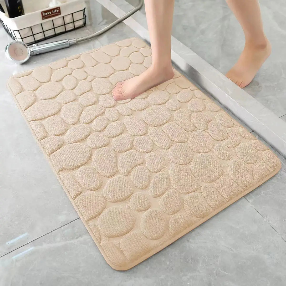 Tapete Antiderrapante 3D em Microfibra Lavavel Kazaen