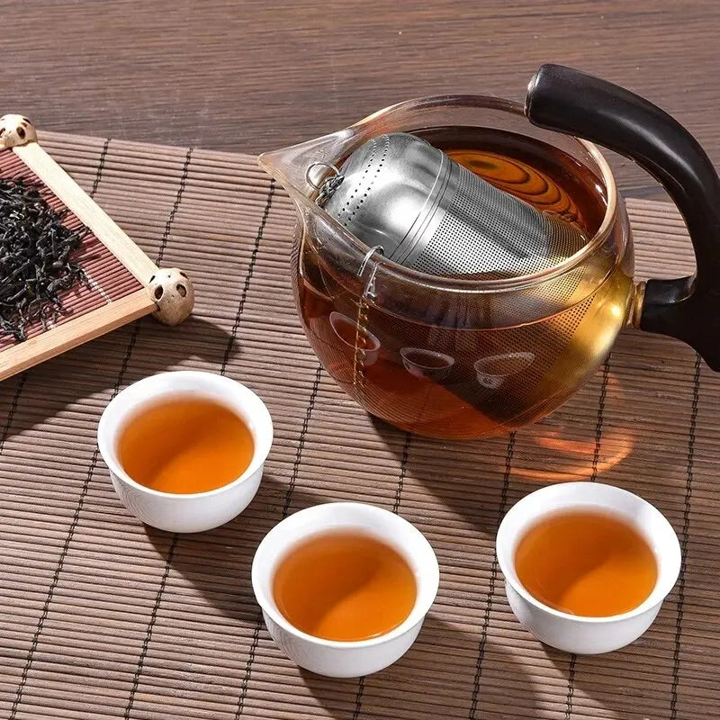 Infusor de Chá em Aço Inoxidável com Filtro de Malha Fina Kazaen