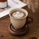 Caneca de Cafe Ceramica Rustica Estilo Antigo Kazaen