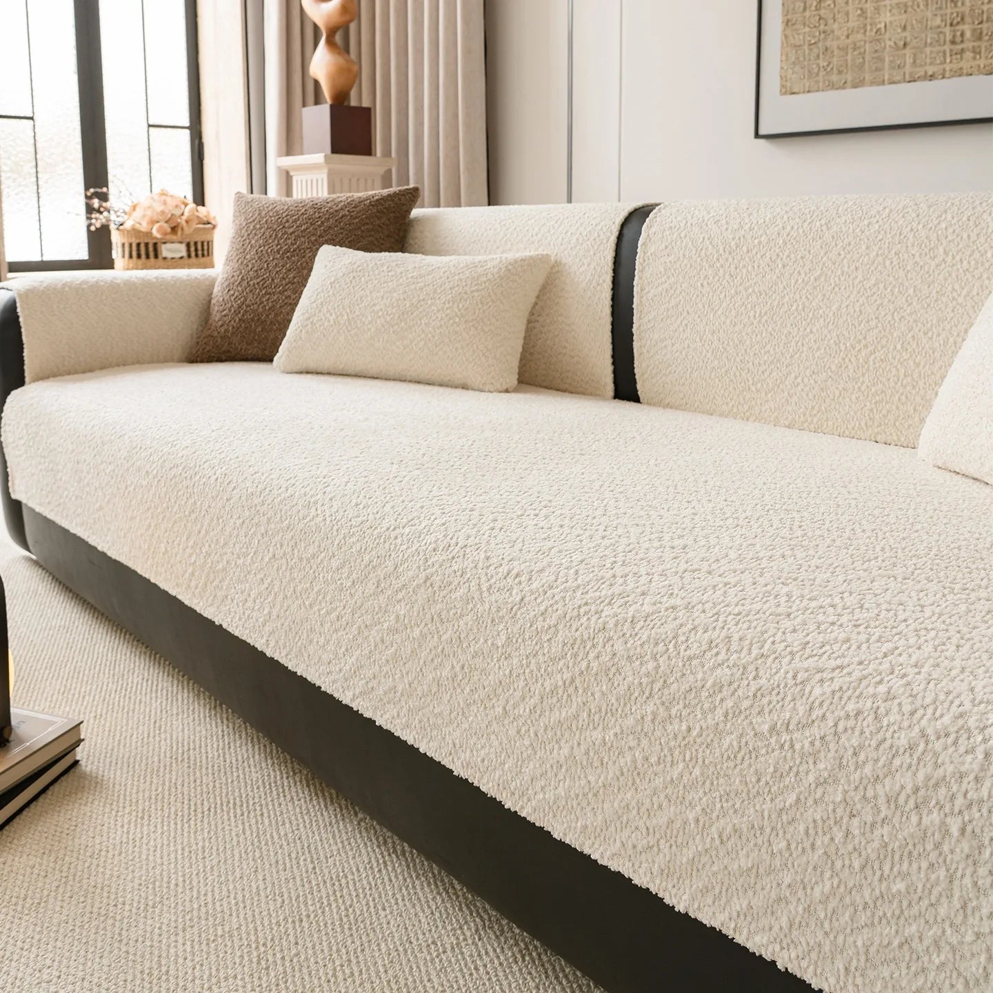 Capa de Sofa Chenille Antiderrapante Kazaen