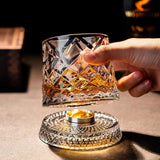 Copo de Whisky Giratório 360º em Cristal