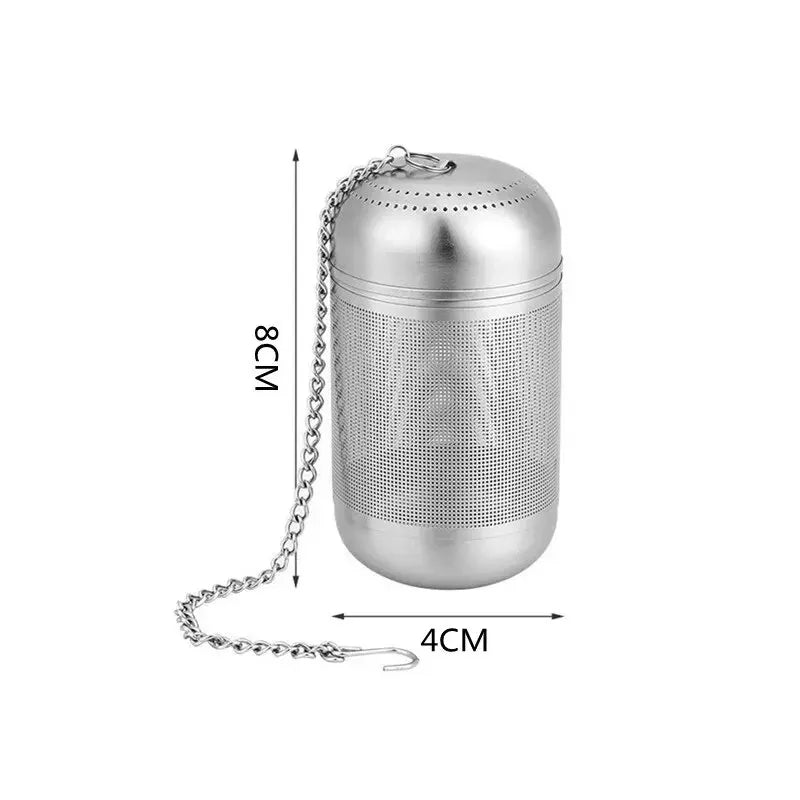 Infusor de Chá em Aço Inoxidável com Filtro de Malha Fina Kazaen
