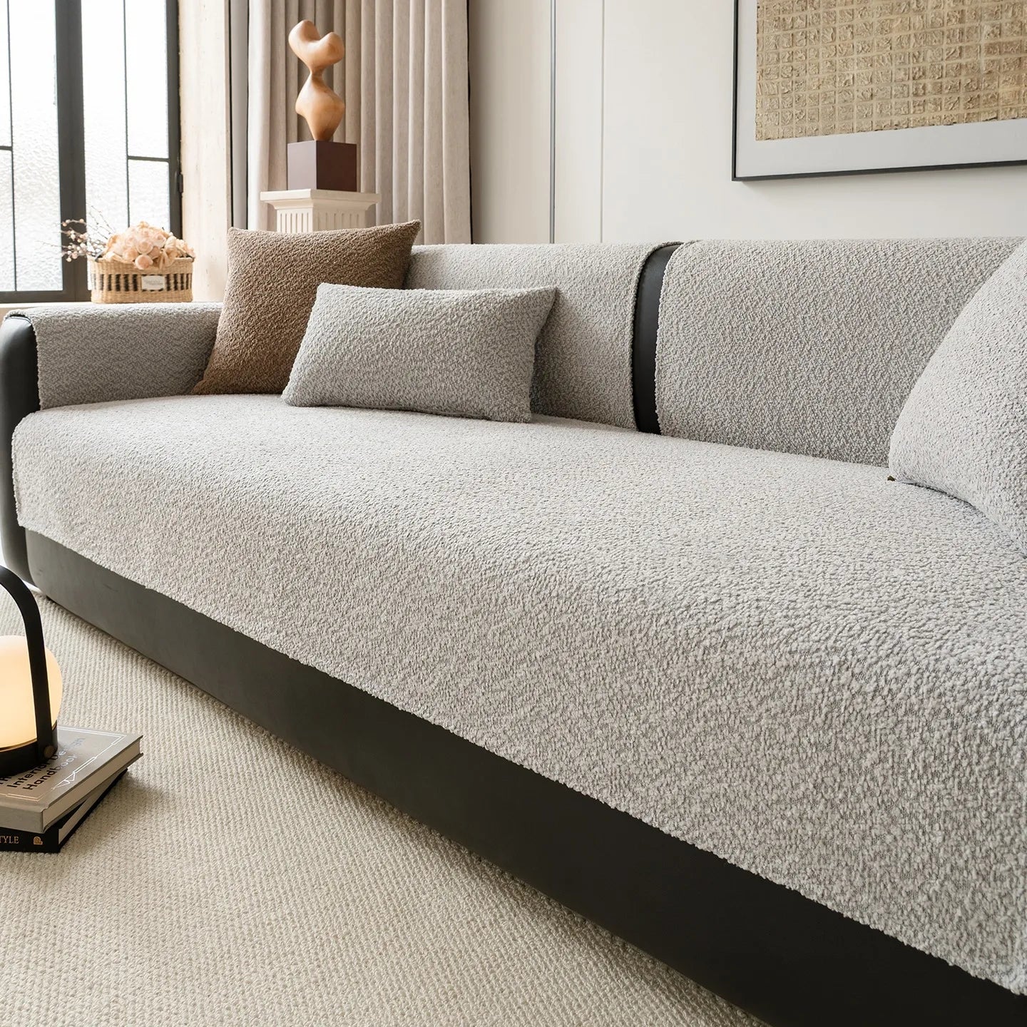 Capa de Sofa Chenille Antiderrapante Kazaen