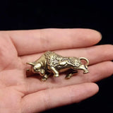 Estatua de Touro de Latao Premium em Miniatura Kazaen