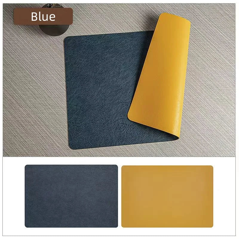 Sousplat de Couro Sintético Luxuoso para Mesa Kazaen