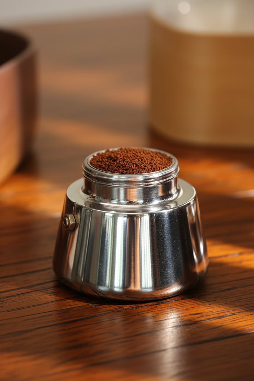 Maquina de Cafe Expresso em Aco Inoxidavel Mini Kazaen