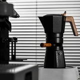 Cafeteira Italiana de Aluminio com Valvula Dupla 2 Xicaras Kazaen