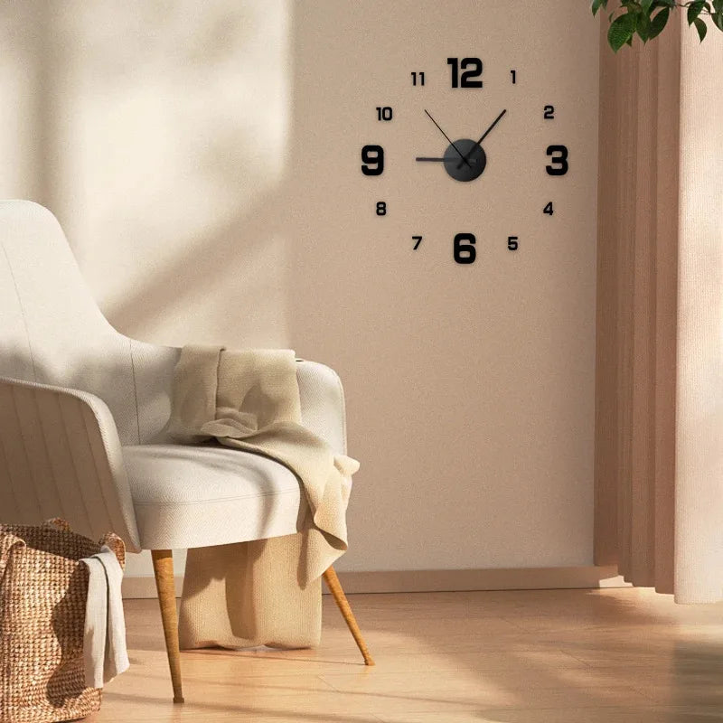 Relogio de Parede Criativo em Design Minimalista Kazaen