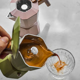 Cafeteira Italiana de Aluminio com Valvula Dupla 2 Xicaras Kazaen