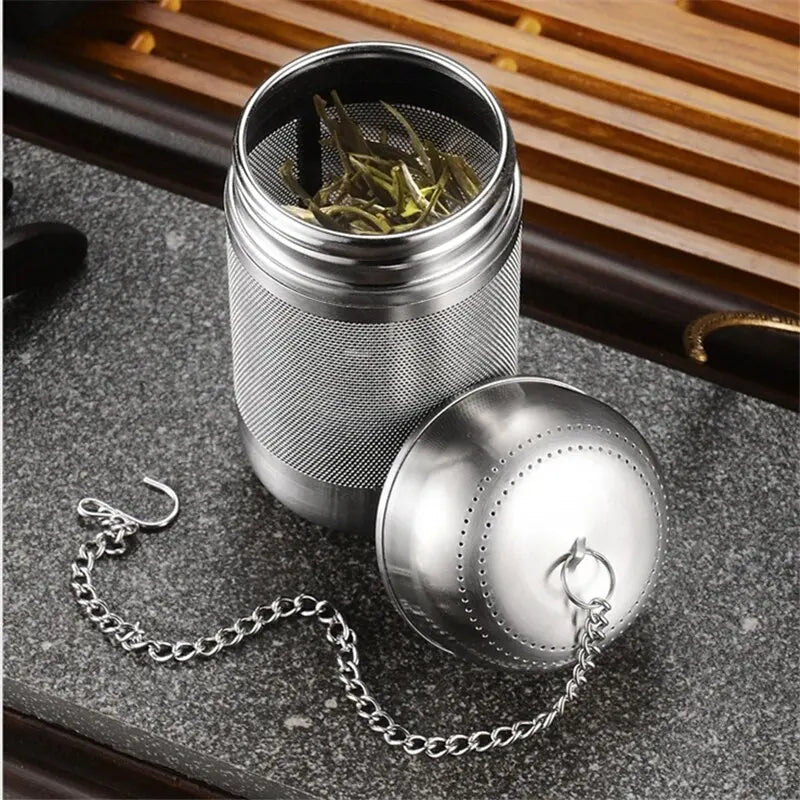 Infusor de Chá em Aço Inoxidável com Filtro de Malha Fina Kazaen
