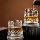 Copo de Whisky Giratório 360º em Cristal