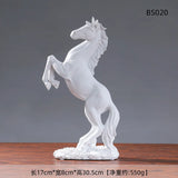 Estátua de Cavalo Vitória em Resina Elegante Kazaen