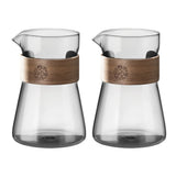 Jarra de Cafe em Vidro Borosilicato com Base de Madeira Kazaen