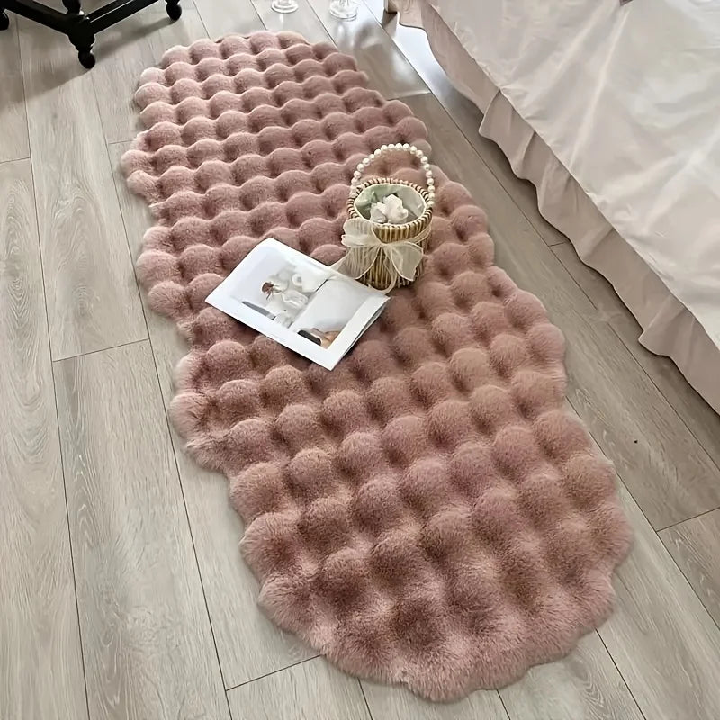 Tapete de Pelucia Luxuoso para Sala de Estar Kazaen