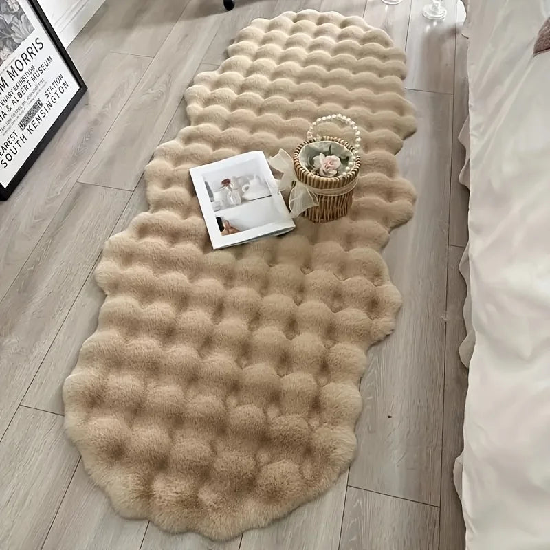 Tapete de Pelucia Luxuoso para Sala de Estar Kazaen