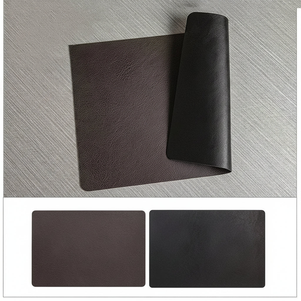 Sousplat de Couro Sintético Luxuoso para Mesa Kazaen