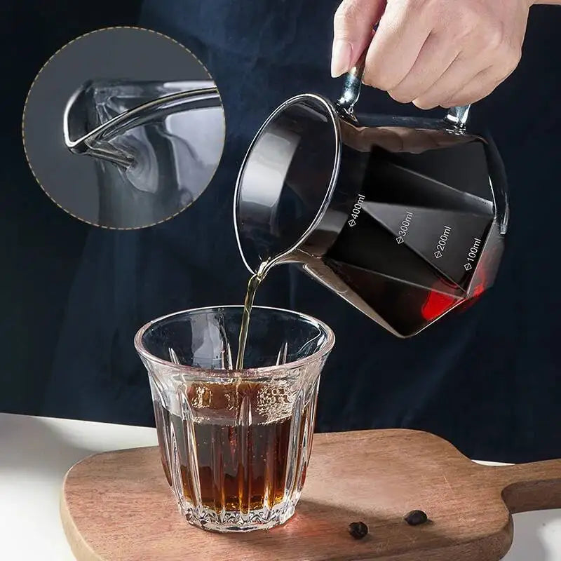 Cafeteira em Vidro Cristal com Gotejador Kazaen
