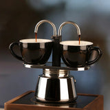 Cafeteira Expresso Moka em Aco Inoxidavel com Design Exclusivo Kazaen