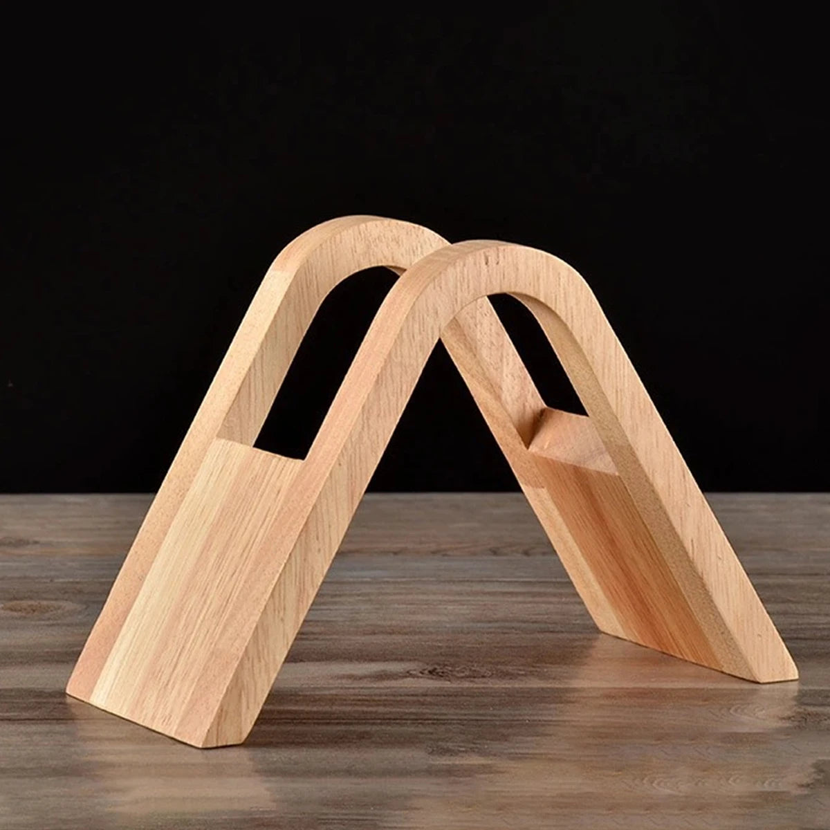 Suporte Elegante para Filtro de Café em Madeira Premium Kazaen