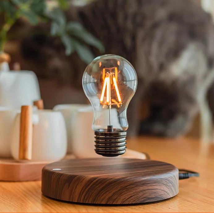 Lampada Flutuante de Vidro com LED Kazaen