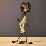 Casticai Escultural em Metal Nordico Kazaen