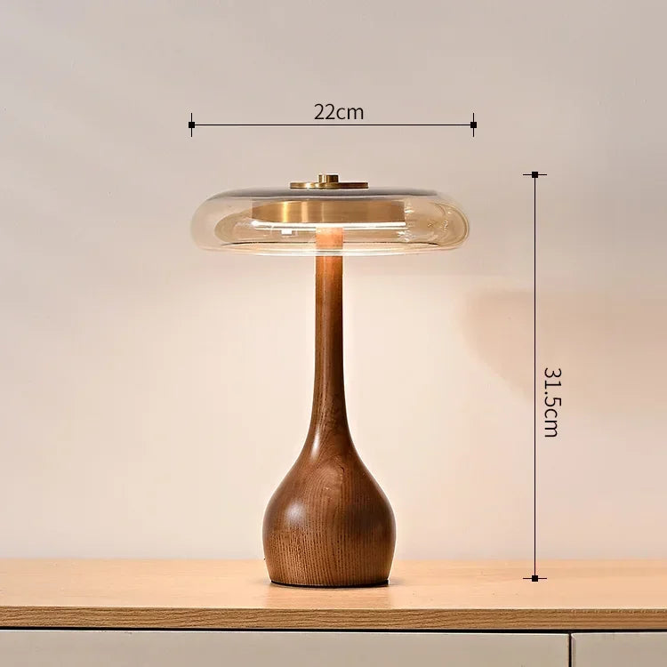Luminaria de Assoalho em Vidro Cristalino e Design Nordico Kazaen