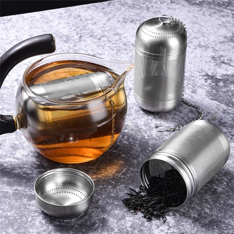 Infusor de Chá em Aço Inoxidável com Filtro de Malha Fina Kazaen