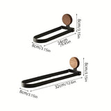 Toalheiro de Madeira Macica Dobravel para Banheiro Kazaen