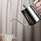 Chaleira de Cafe em Aco Inoxidavel 350ml com Bico de Ganso Kazaen
