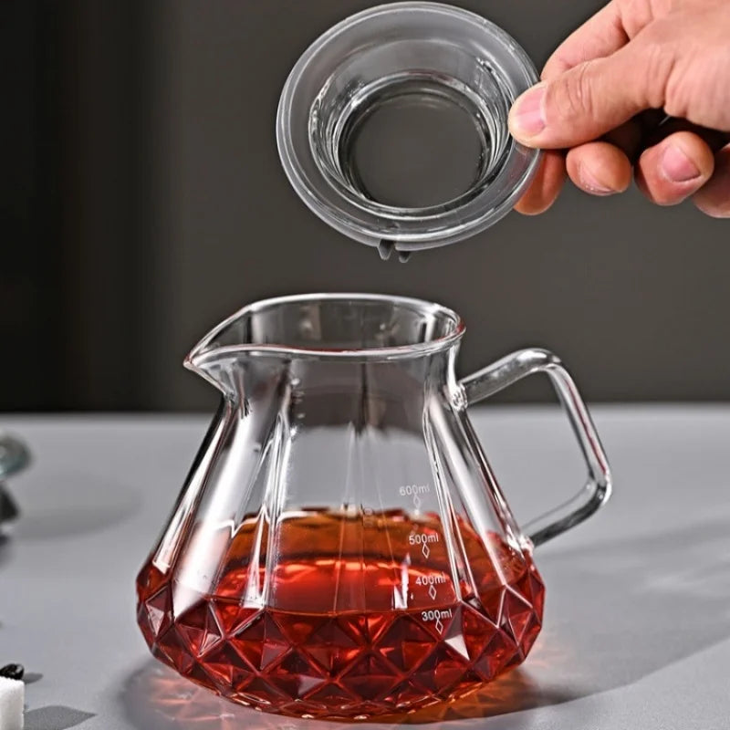 Conjunto de Jarras em Vidro Borossilicato Kazaen para Cafe Gourmet