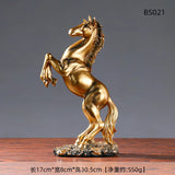 Estátua de Cavalo Vitória em Resina Elegante Kazaen