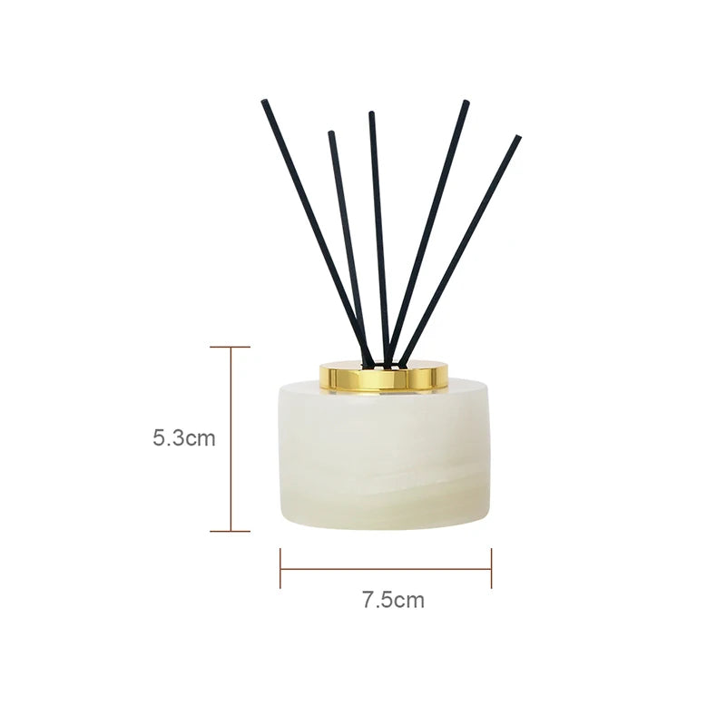 Conjunto de Acessorios para Banheiro em Marmore Onix Branco Kazaen