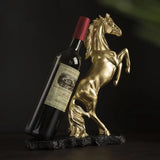 Escultura para Vinho Cavalo Imperial em Resina