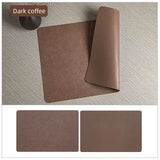Sousplat de Couro Sintético Luxuoso para Mesa Kazaen