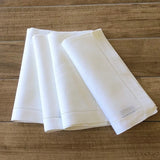 Conjunto de Guardanapos de Linho Bordados 4 Peças Kazaen