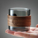Conjunto de Xicaras de Cha em Vidro Termico 150ml Kazaen