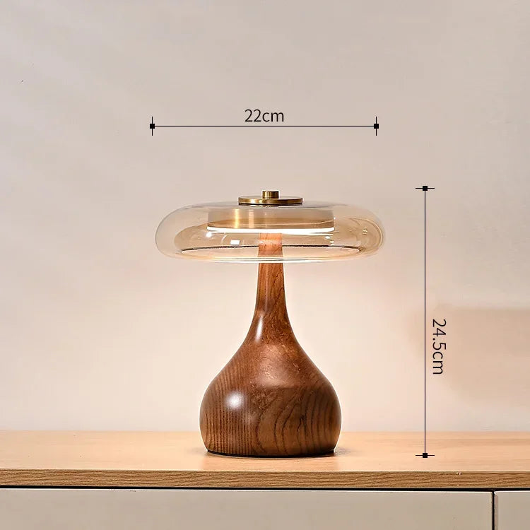 Luminaria de Assoalho em Vidro Cristalino e Design Nordico Kazaen
