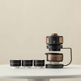 Conjunto de Cha em Ceramica Rotativa Kazaen