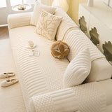 Capa de Sofa Geometrica Jacquard Kazaen