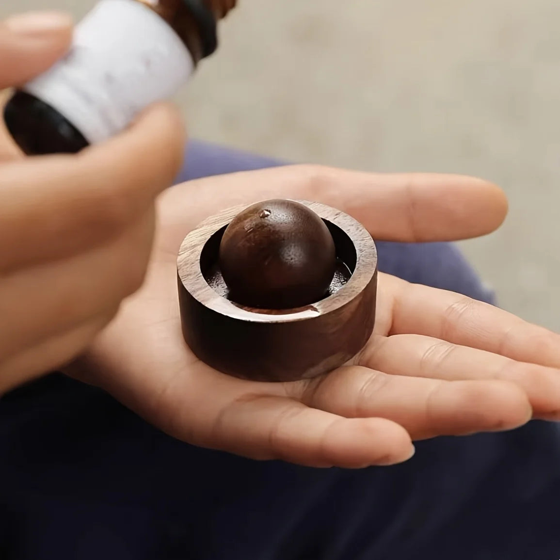 Difusor de Óleo Essencial em Madeira Nobre Kazaen