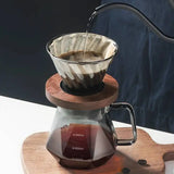 Cafeteira em Vidro Cristal com Gotejador Kazaen