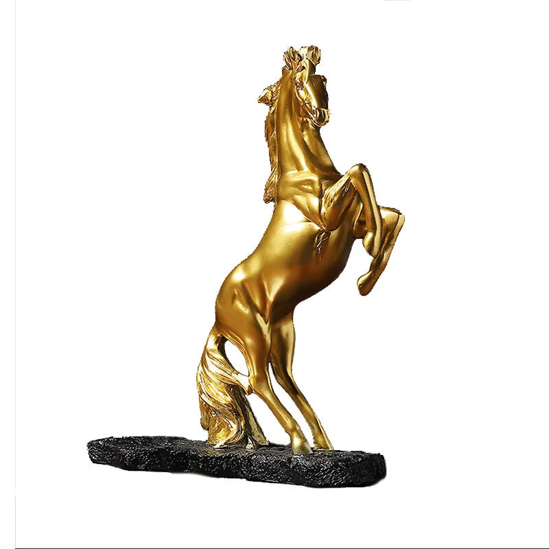 Escultura para Vinho Cavalo Imperial em Resina