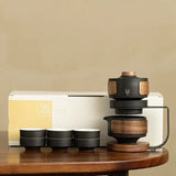 Conjunto de Cha em Ceramica Rotativa Kazaen