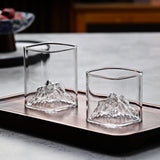 Conjunto de 4 Copos Minimalistas em Vidro Cristalino